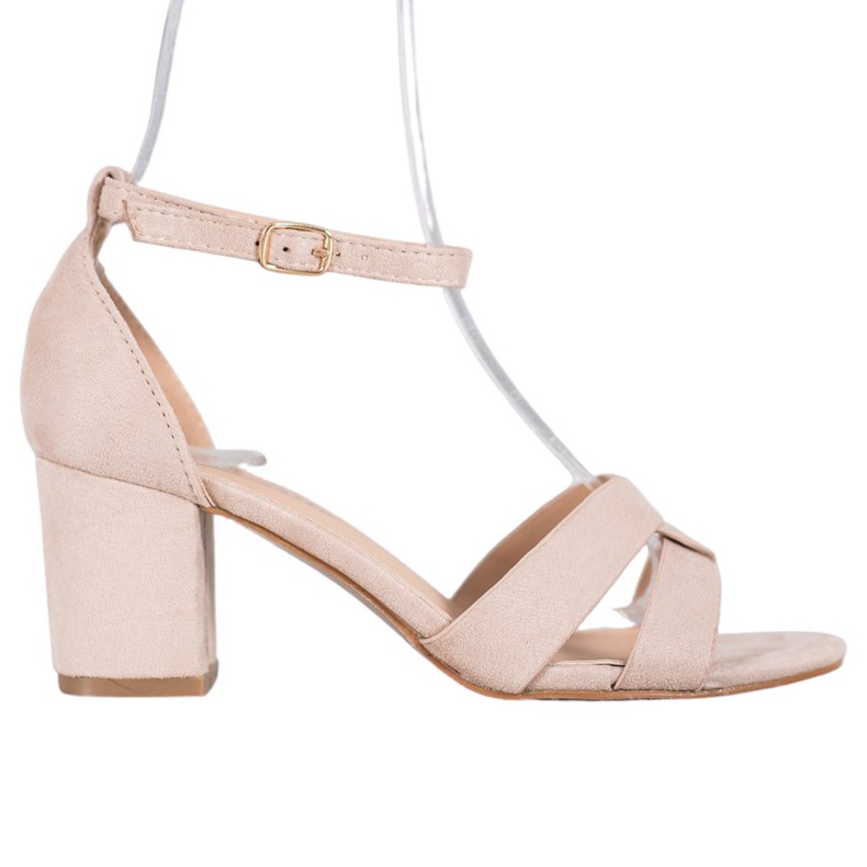 Mannika Mokkanahkaiset sandaalit ruskea