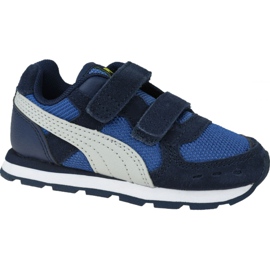 Puma Vista V Infants Jr 369541-09 valkoinen tummansininen sininen