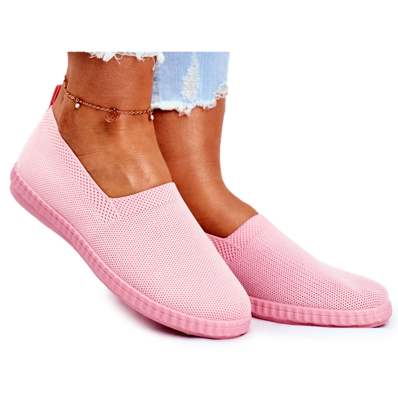 PS1 Naisten lenkkarit Slip-on lenkkarit Pink Grigio vaaleanpunainen