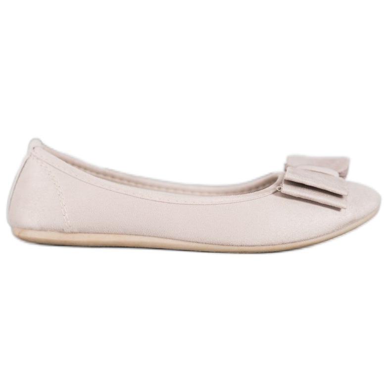 Bona Tyylikäs ballerina jousella ruskea