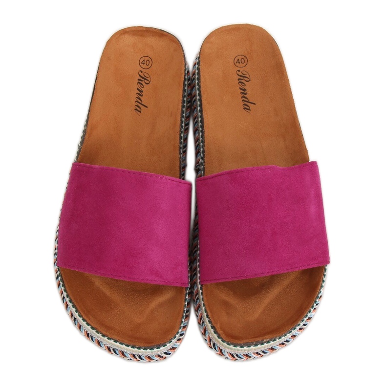 Violetit naisten tossut BQ-50 Rose Red violetti