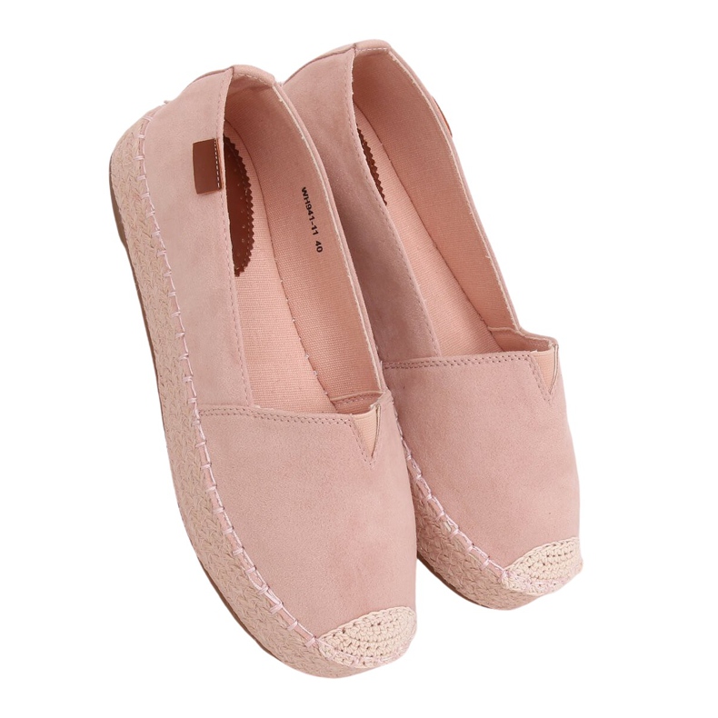 Vaaleanpunaiset naisten espadrillit WH941 Pink vaaleanpunainen