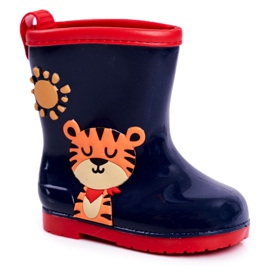 Lasten kumiset sadesaappaat Navy Blue Tigger tummansininen