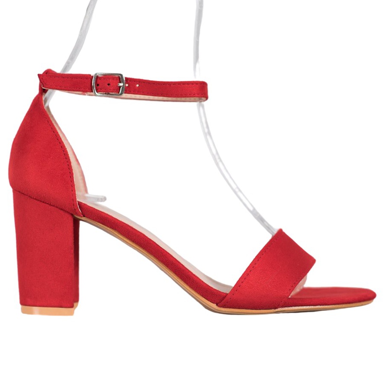 Anesia Paris Korkeakorkoiset sandaalit punainen