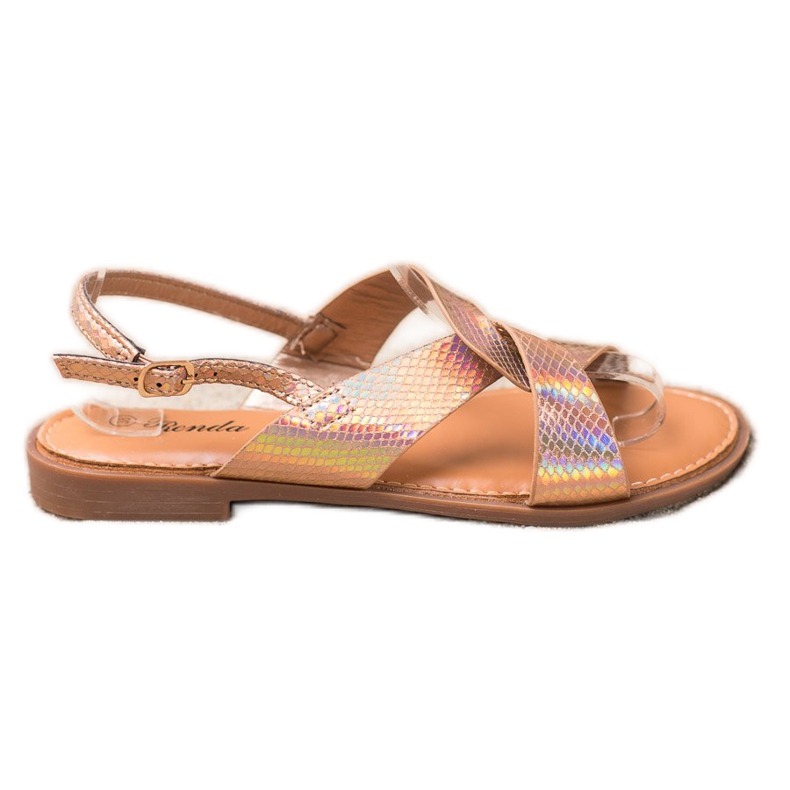 Renda Sandaalit holoefektillä kultainen