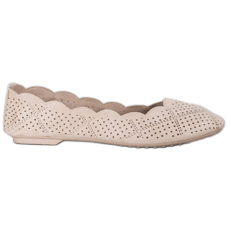 Small Swan Avoimet ballerinat ruskea