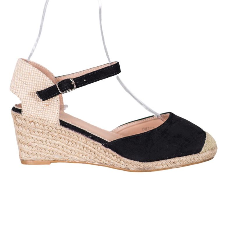 Small Swan Kiila -espadrillit musta
