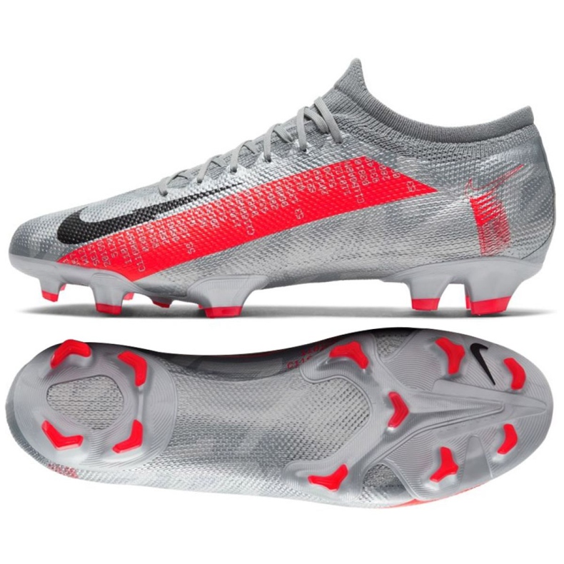 Nike Mercurial Vapor 13 Pro Fg M AT7901-906 jalkapallokengät monivärinen harmaa