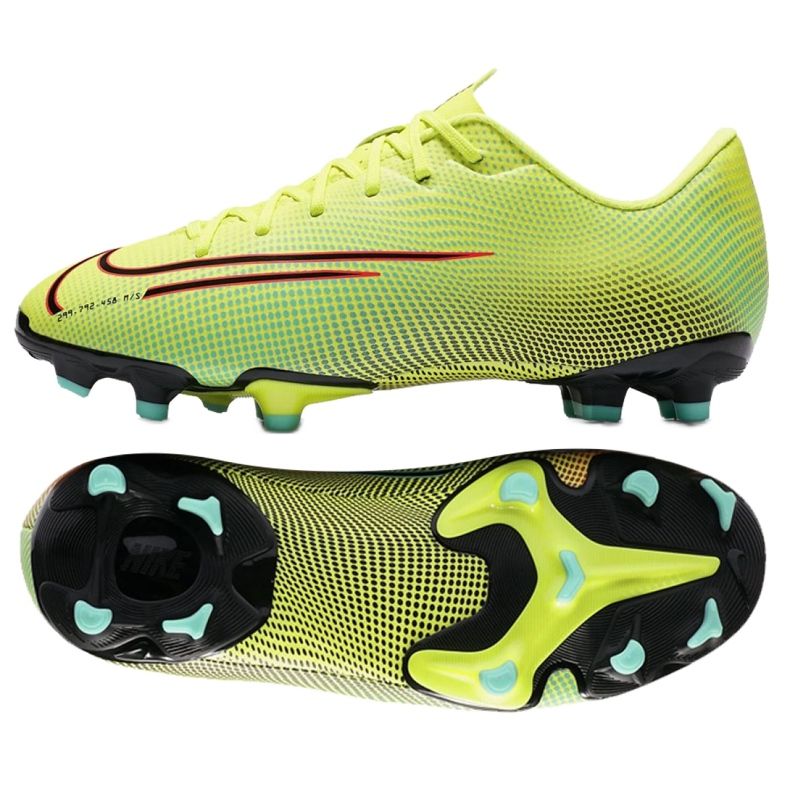 Nike Mercurial Vapor 13 Academy Mds FG / MG Jr CJ0980-703 jalkapallokengät keltainen