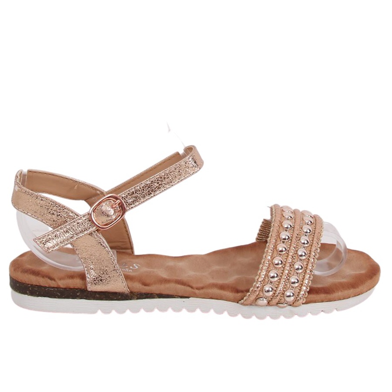 Champagne naisten sandaalit HT-68 Champagne monivärinen vaaleanpunainen