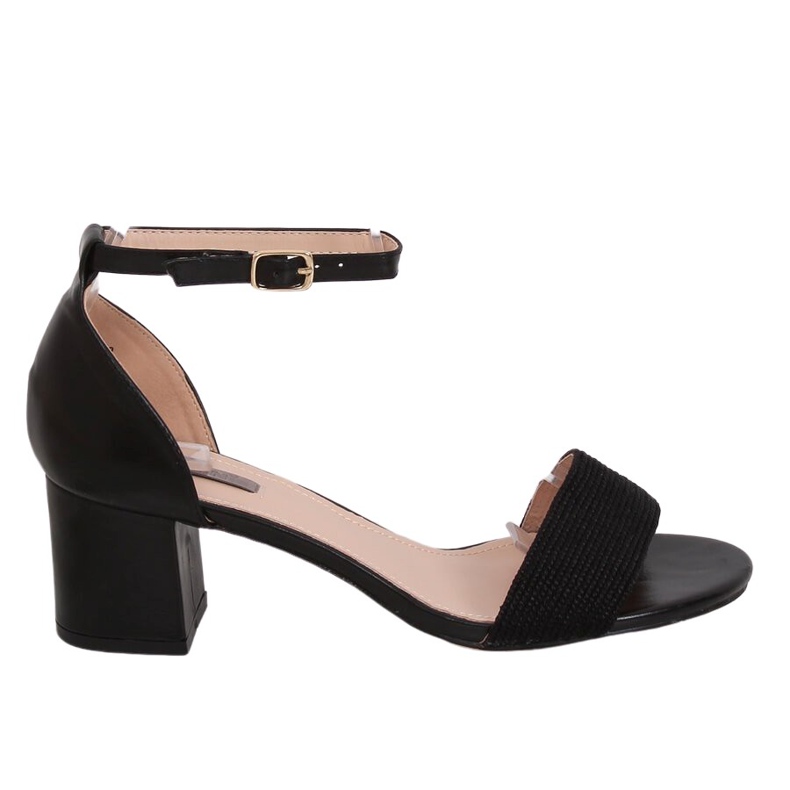Mustat korkokengät sandaalit 8160 Musta
