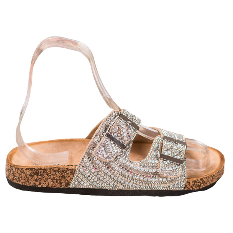 Bona Tyylikkäät tossut soljella kultainen