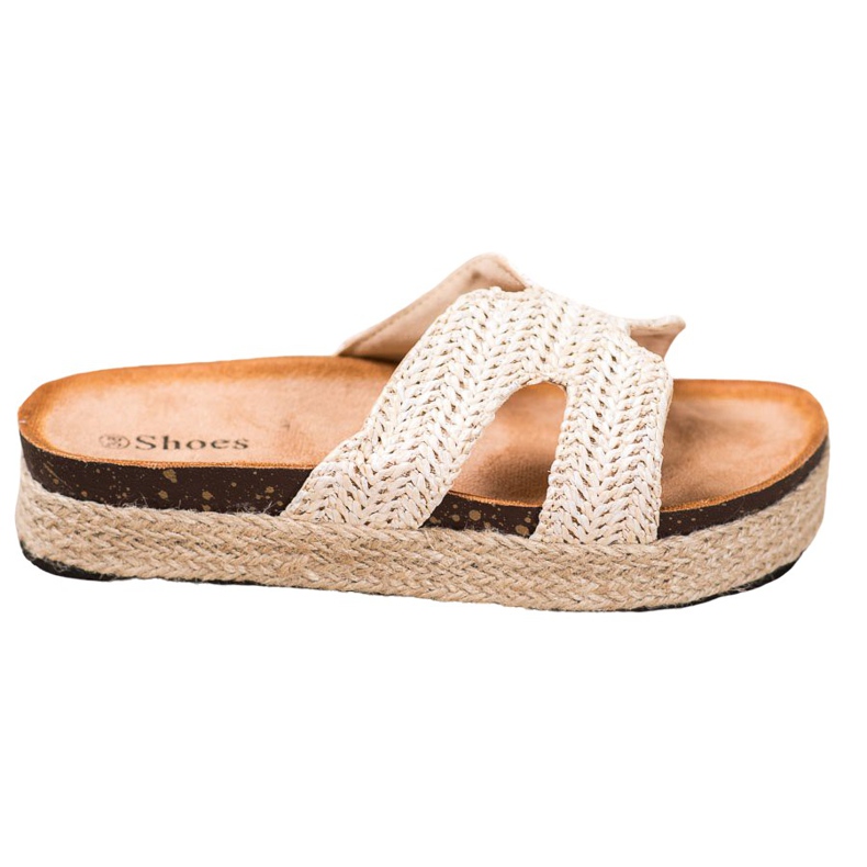 SHELOVET Mukavat rento tossut ruskea