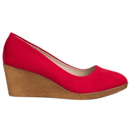 Goodin Mokkanahkaiset kiilapumput punainen