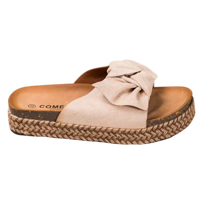 Comer Tossut korkealla alustalla ruskea