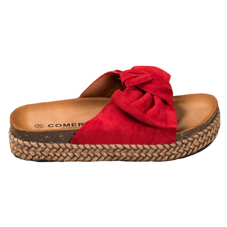 Comer Tossut korkealla alustalla punainen