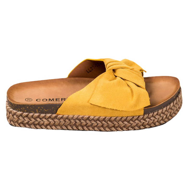 Comer Tossut korkealla alustalla keltainen