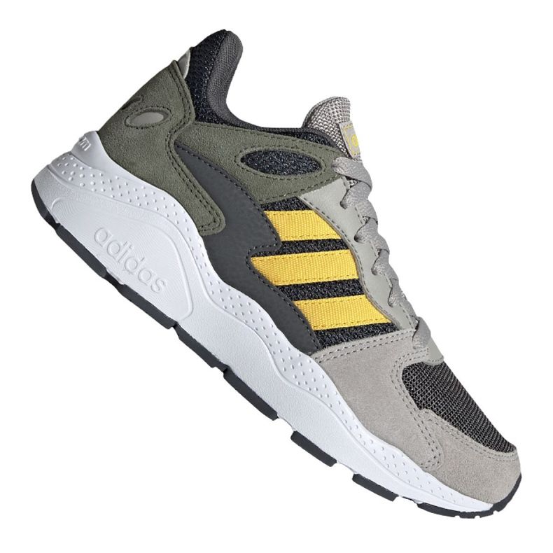 Adidas Crazychaos Jr EG3067 kengät harmaa vihreä
