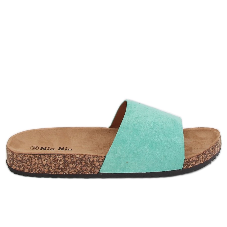 Minttu PA-354 Green Ii Species -tossut korkkipohjassa monivärinen