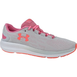 Under Armour Panssarin alla W ladattu harjoittaminen 2 W 3022604-102 harmaa