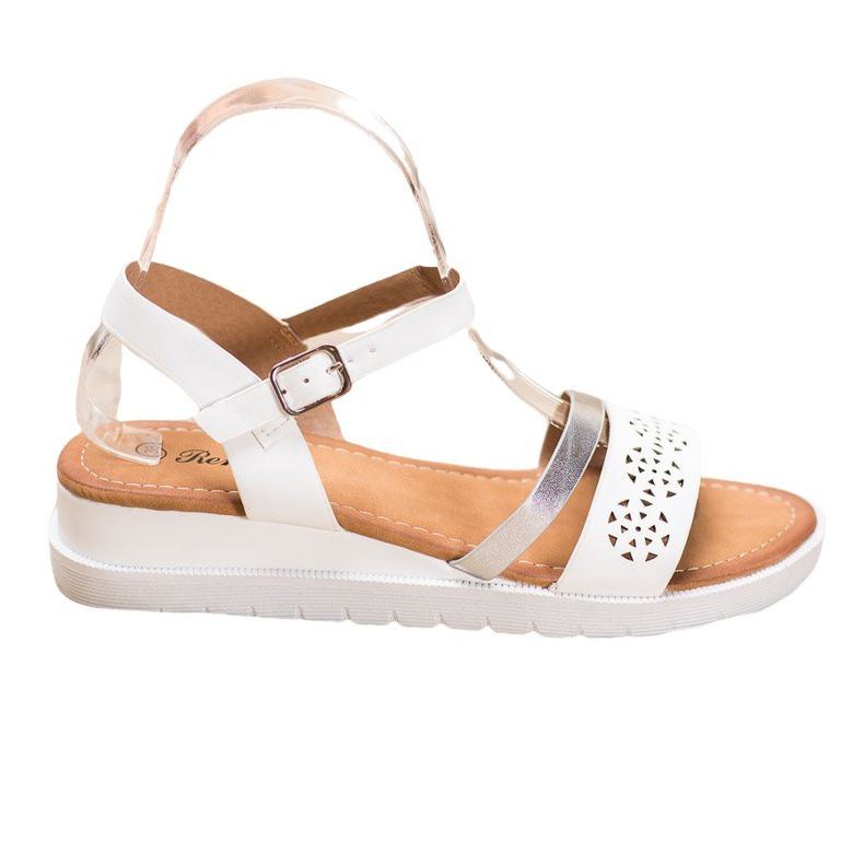 Renda Kiilahihnat Eco -nahkaa valkoinen