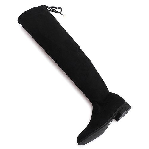 Korkokengät Lycra 3037 musta valkoinen