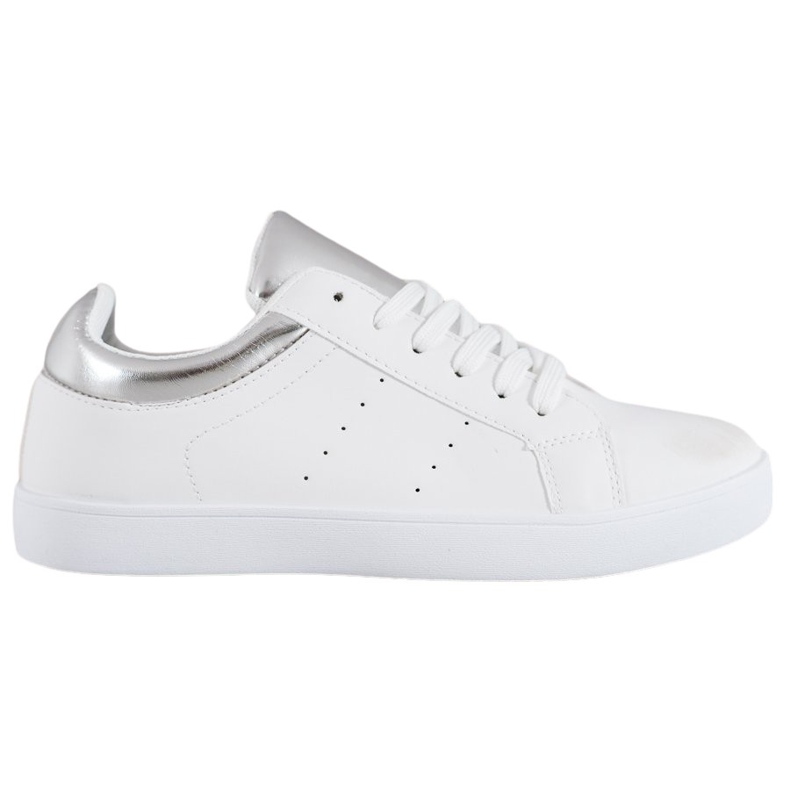 Valkoiset urheilukengät valkoinen harmaa