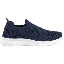 SHELOVET Tekstiiliset Slip-On-kengät tummansininen