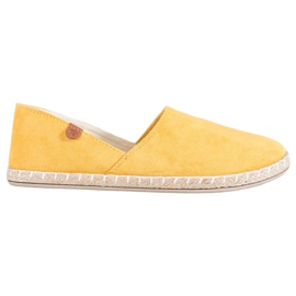 SHELOVET Slip-on keltaiset espadrillit keltainen