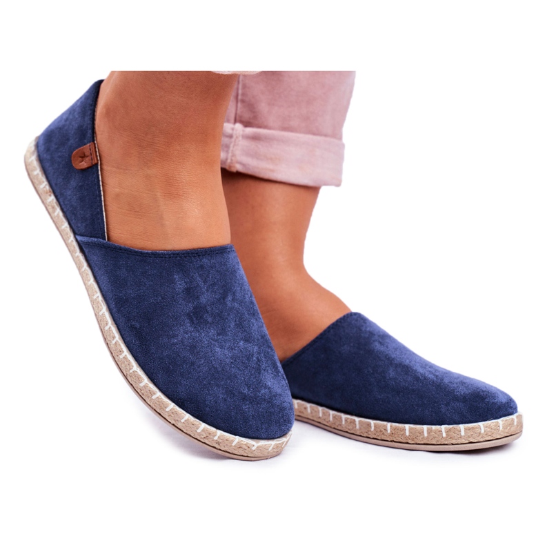 NEWS Naisten laivasto sininen Vulcan Slip-On Espadrilles