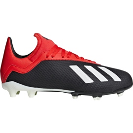 Adidas X 18.3 Fg Jr BB9370 jalkapallokengät punainen