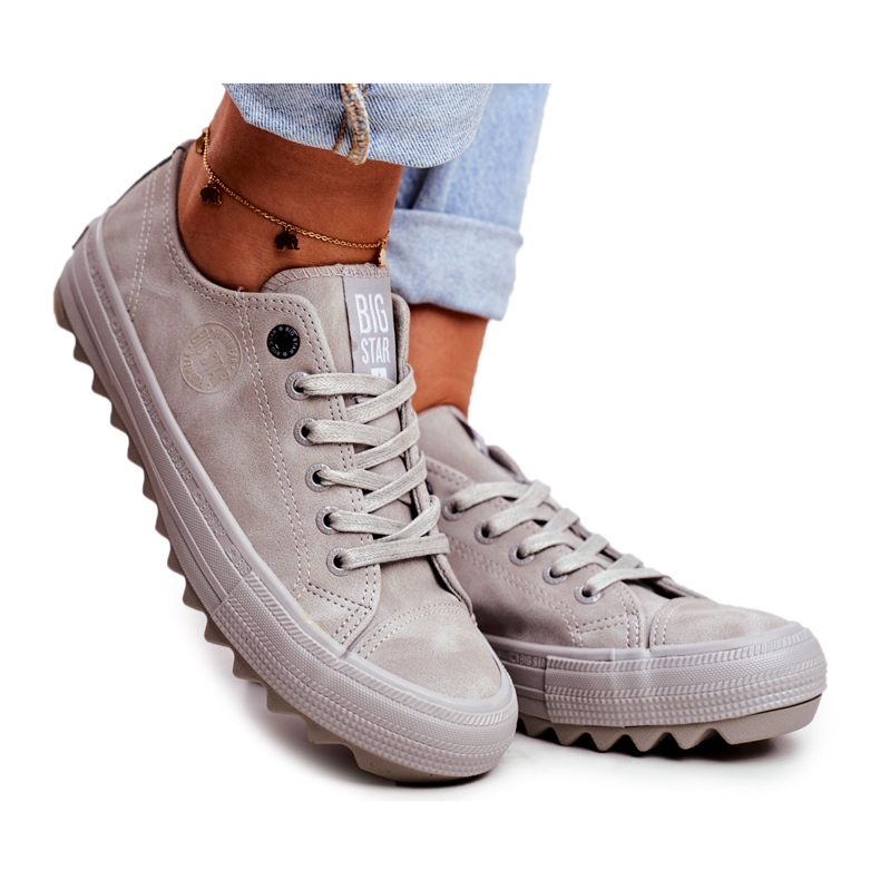 Naisten lenkkarit Big Star Grey GG274075 harmaa