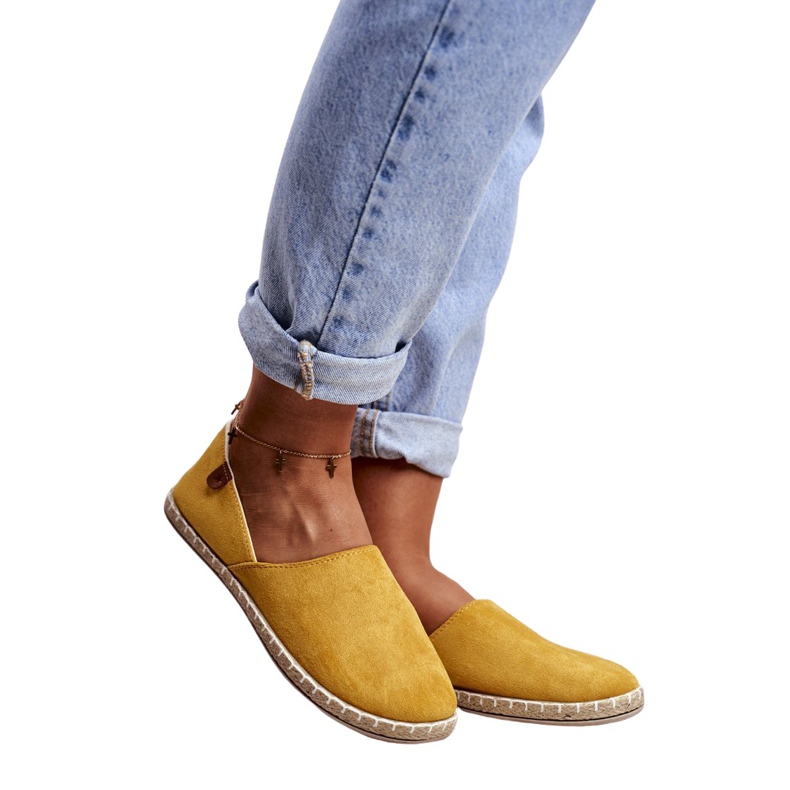 NEWS Naisten keltaiset Vulcan Slip-On -espadrillit keltainen