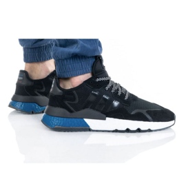 Adidas Nite Jogger M FW5331 kengät musta vihreä