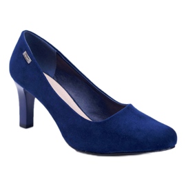 Naisten avokkaat Sergio Leone Navy Blue Suede Orsola tummansininen