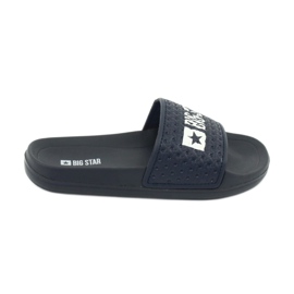 Big Star Boys Foam Flip Flops GG374802 Navy Blue Beachille valkoinen tummansininen