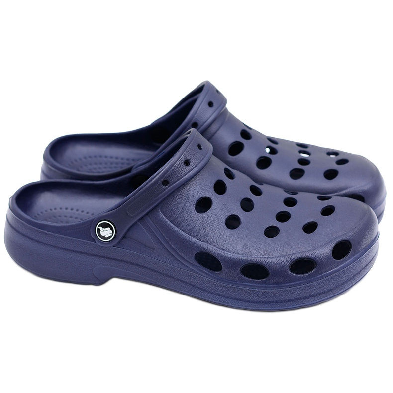 Flameshoes Miesten sandaalit Navy Blue Crocs laivastonsininen