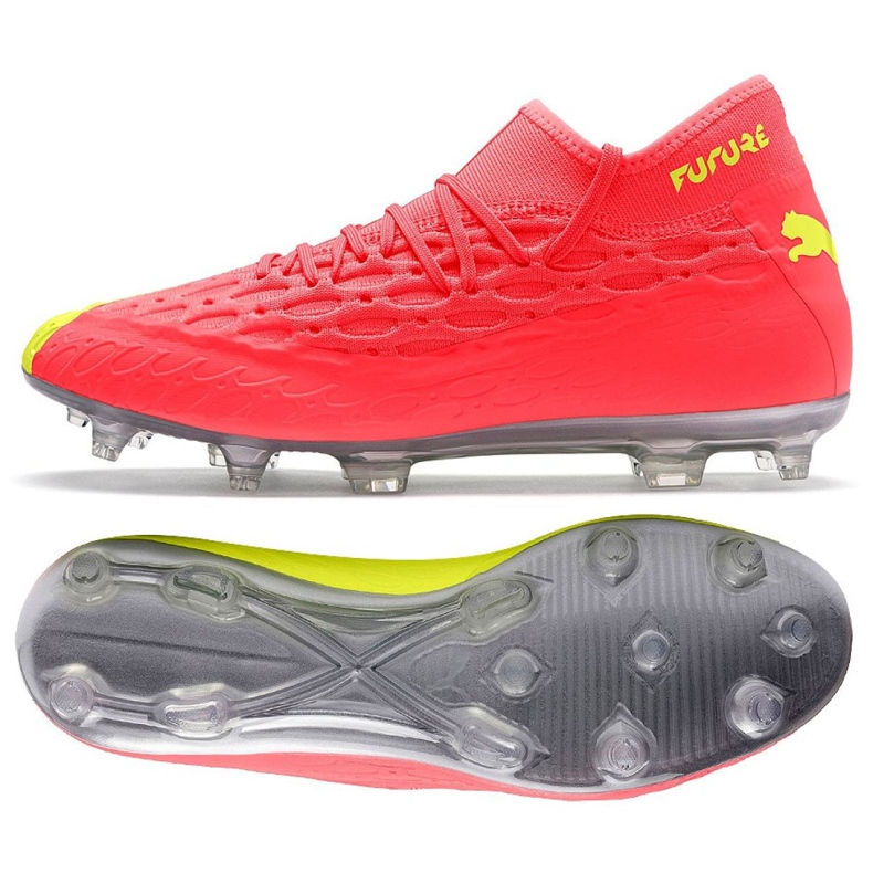 Puma Future 5.2 Netfit Osg Evo FG / AG M 106007-01 jalkapallokengät monivärinen keltainen