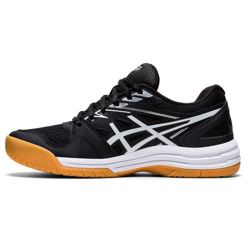 Asics Upcourt 4 W 1072A055-001 lentopallokengät monivärinen musta