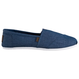 SHELOVET Navy Blue Slip On Tennarit sininen