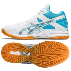 Asics Gel Task Mt W 1072A037-102 lentopallokengät monivärinen valkoinen