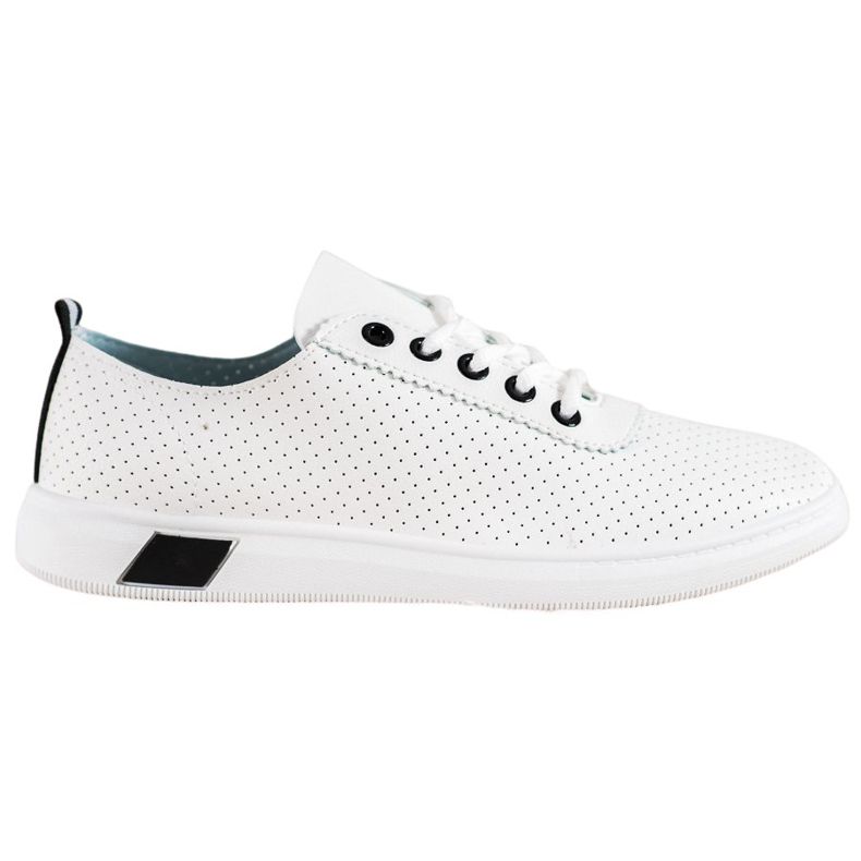 SHELOVET Avoimet lenkkarit Eco -nahkaa valkoinen