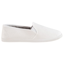 SHELOVET Mukavat Slip-On lenkkarit valkoinen