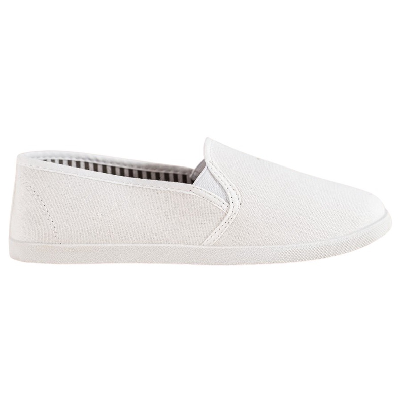 SHELOVET Mukavat Slip-On lenkkarit valkoinen