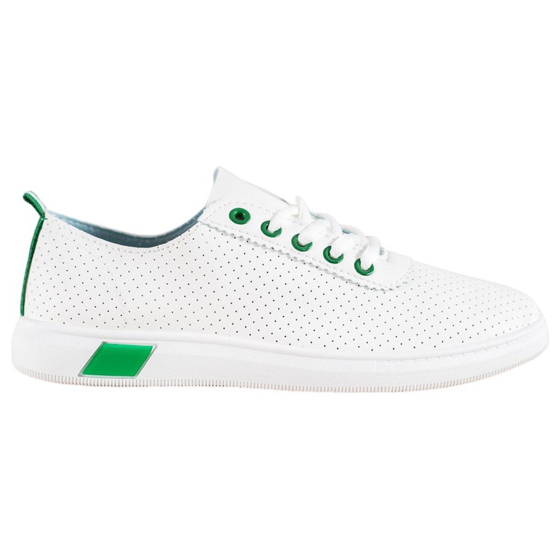 SHELOVET Avoimet lenkkarit Eco -nahkaa valkoinen