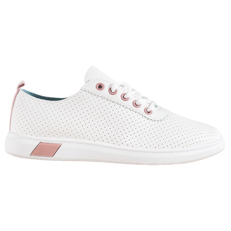 SHELOVET Avoimet lenkkarit Eco -nahkaa valkoinen