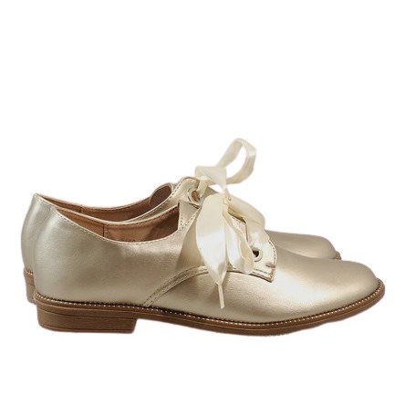 Kultaiset nauhakengät 188-233 kultainen keltainen