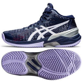 Asics Sky Elite Ff Mt W 1052A023-400 lentopallokengät grafiitti, tummansininen blues ja laivastonsininen