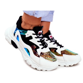 Naisten urheilukengät Lu Boo Black Dazzle Me musta