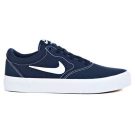 Nike Sb Charge Cnvs Jr CQ0260-400 kengät tummansininen harmaa